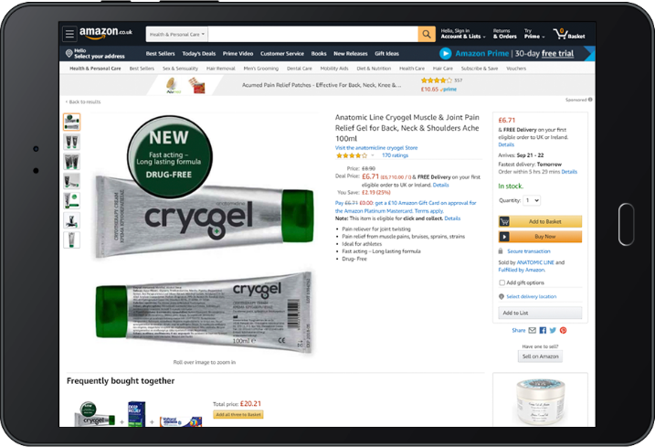 Cryogel i pad page